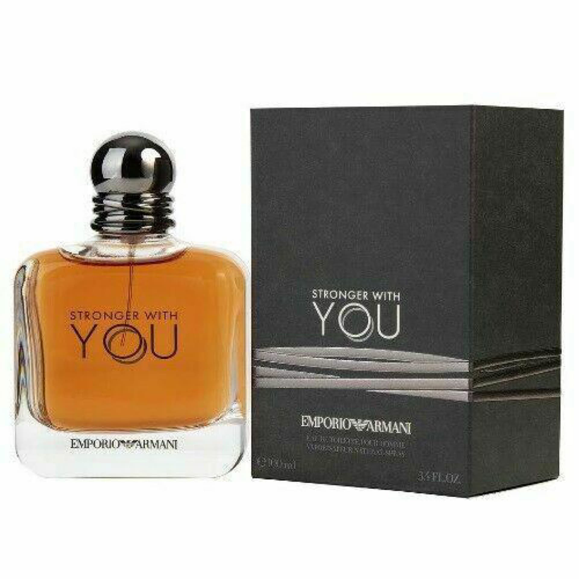 Giorgio Armani Emporio Stronger with You Intensely para hombre Eau De Parfum, Clean