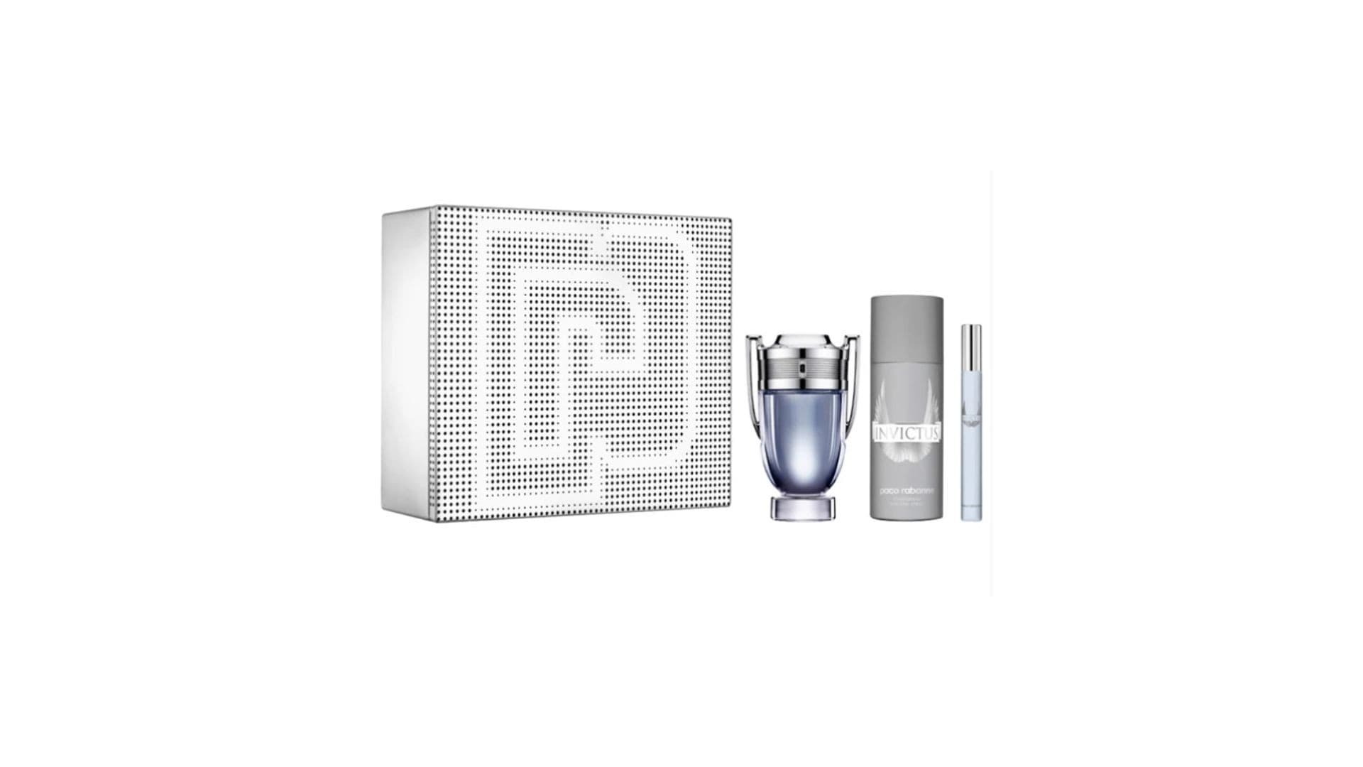 Paco Rabanne - Juego de 3 piezas para hombre. Set de regalo Invictus Platinum Eau de Parfum