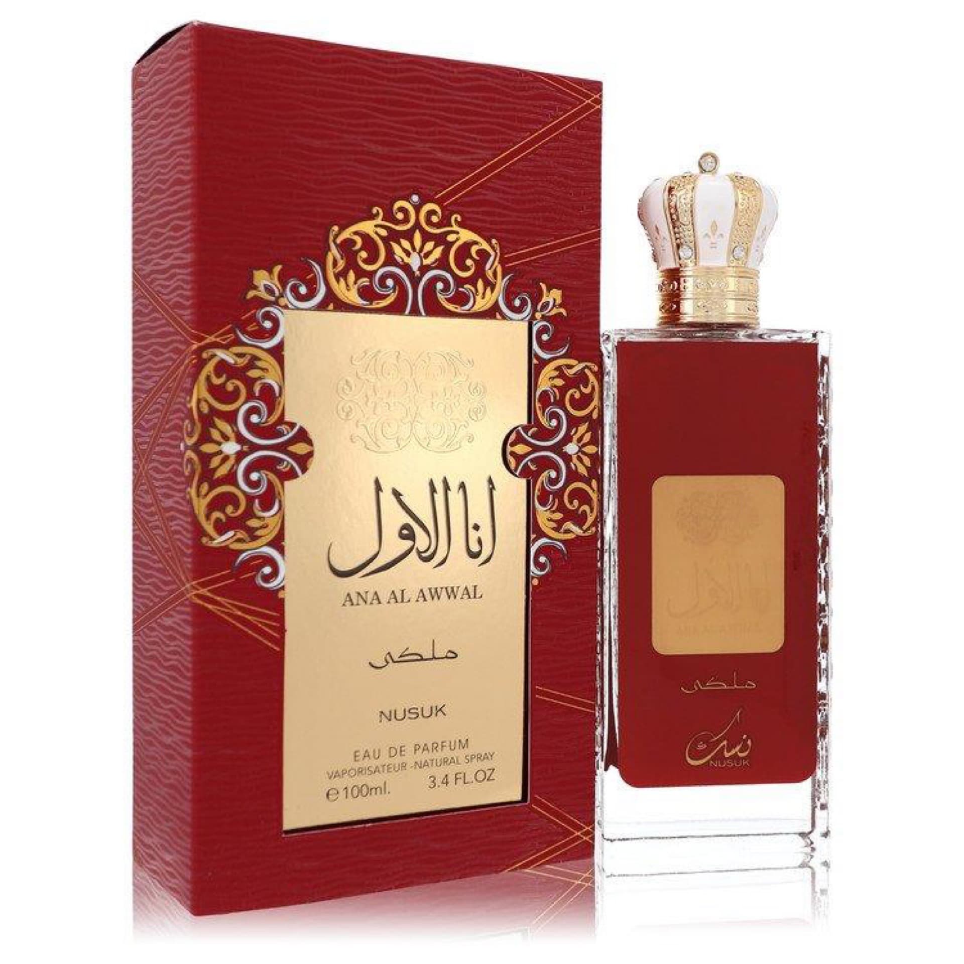 Perfume Ana Al Awwal Rouge de Nusuk, 100 ml (3.4 oz) EDP en spray para mujer