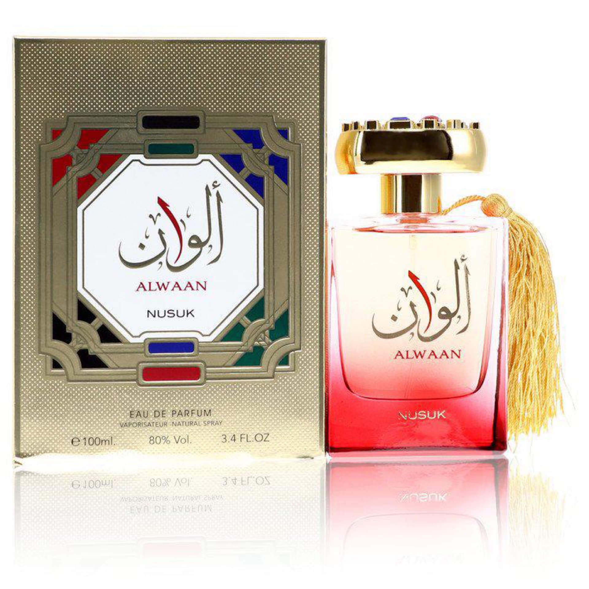 Alwaan By Nusuk Eau De Parfum Spray (Unisex) 3.4 oz Para Mujer
