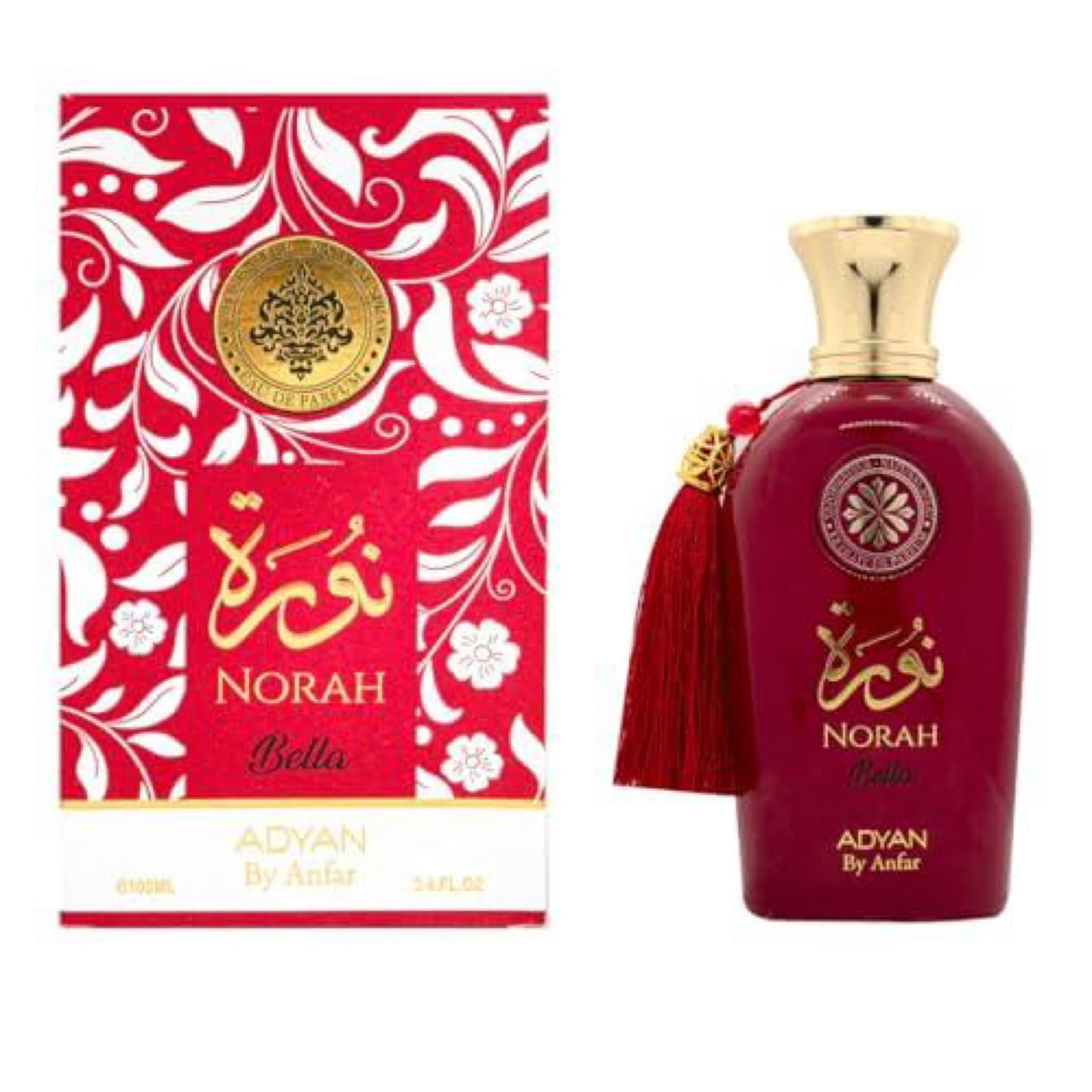 Adyan de Anfar Norah Bella, Eau de Parfum árabe para mujer