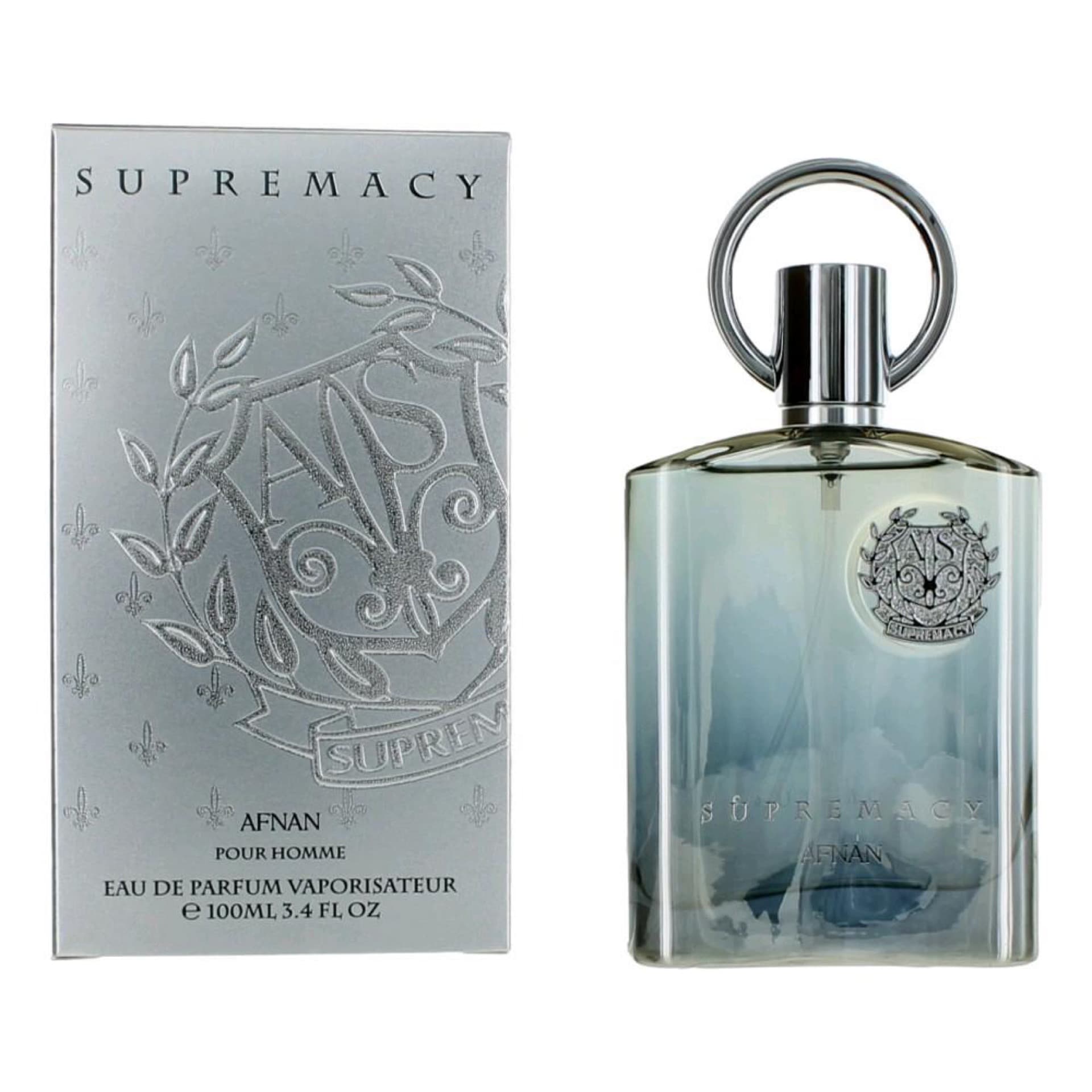 Supremacy Silver de Afnan Eau De Parfum Spray 3.4 oz Para Hombres