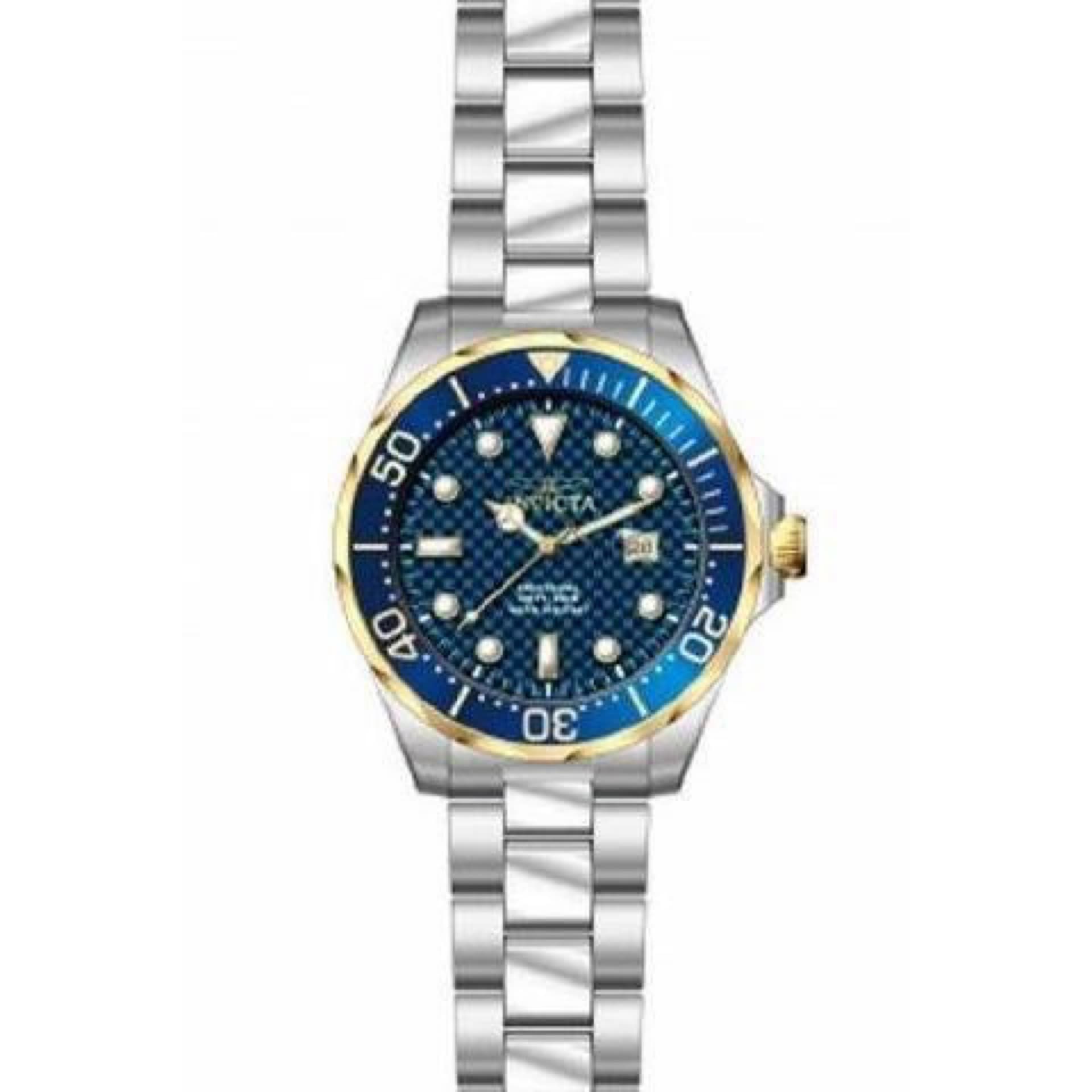 12566 Reloj Invicta Pro Diver para hombre, con pantalla analógica, movimiento de cuarzo suizo, color plata