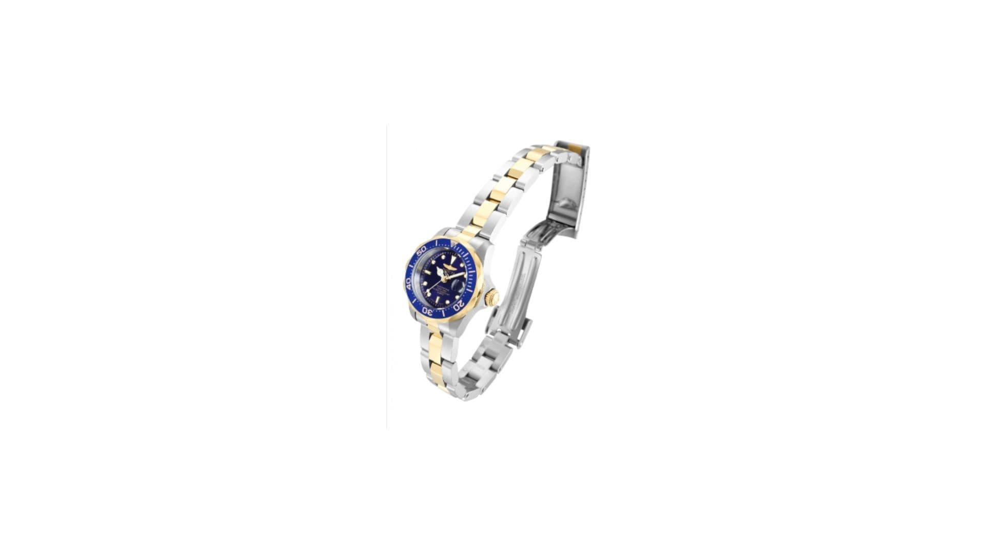 8942 Reloj de buceo Invicta S Pro Diver GQ para mujer, de acero inoxidable azul y cuarzo