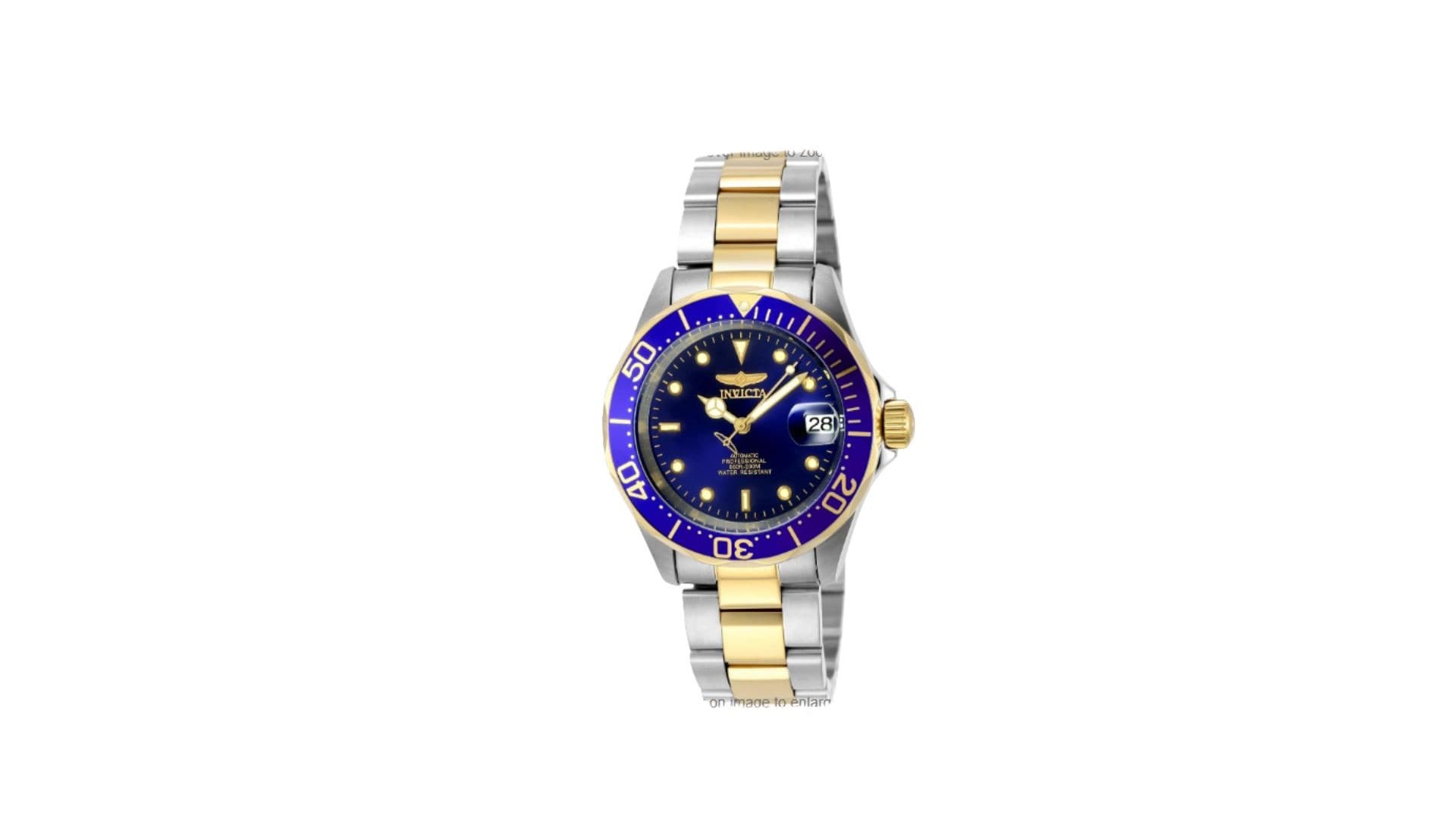 8928 Reloj automático Invicta para hombre, Pro Diver Collection, de acero inoxidable bicolor