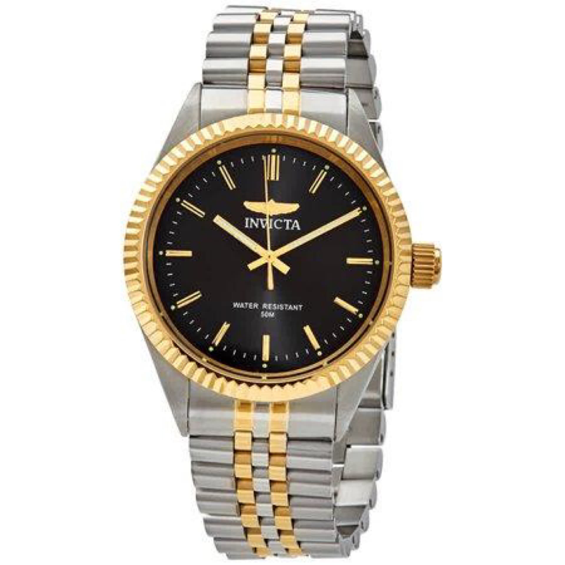 29377 Reloj Invicta Specialty de esfera negra bicolor para hombre